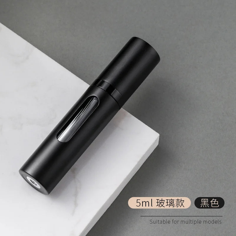 5ml Refillable Perfume Bottle with Spray Scent Pump Portable Travel Empty Cosmetic Containers Mini Spray Atomizer Bottle