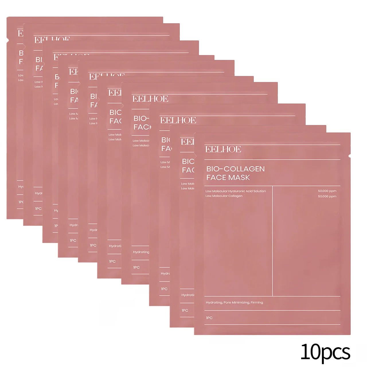 Bio Collagen Face Mask3/ 5/10pcs, Deep Hydrating, Pore Minimizing, Moisturizing Overnight Mask for All Skin Types 