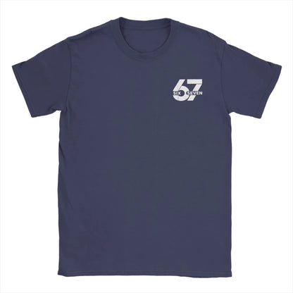 Vintage Six Seven 6 7 Meme T-Shirts for Men Women Crew Neck Cotton T Shirt Short Sleeve Tees Printed Merch