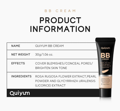 High Coverage Foundation BB Cream Concealer Brighten Facial Contour Primer Base Waterproof Long-Lasting Makeup Cosmetic