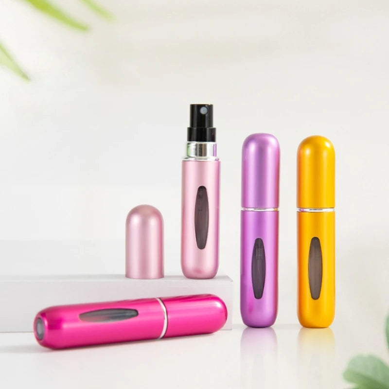 5ml Perfume Refill Bottle Portable Mini Refillable Spray Jar Scent Pump Empty Cosmetic Containers Atomizer for Travel Tool Hot