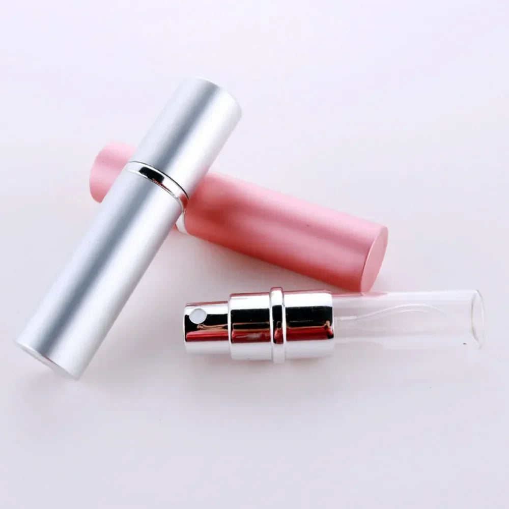 5/7/10PCS 5ml Portable Refillable Perfume Bottle With Spray Scent Pump Empty Cosmetic Containers Mini Atomizer Bottle Travel