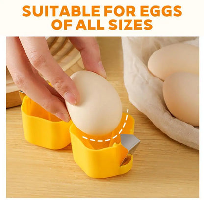 1/3pcs Stainless Steel Eggshell Separator - Quick Peel & Yolk Splitter, Durable Kitchen Baking Essential Tools
