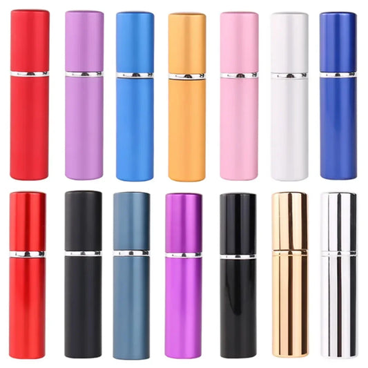 5/7/10PCS 5ml Portable Refillable Perfume Bottle With Spray Scent Pump Empty Cosmetic Containers Mini Atomizer Bottle Travel