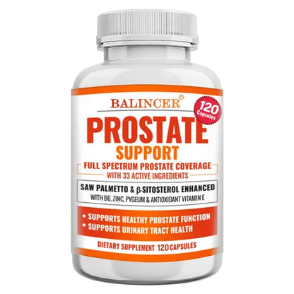 Beta-Sitosterol Saw Palmetto Capsules for Men's Prostate Health Vitamins Supports Hair Growth Men's Health Urinary Tract Health