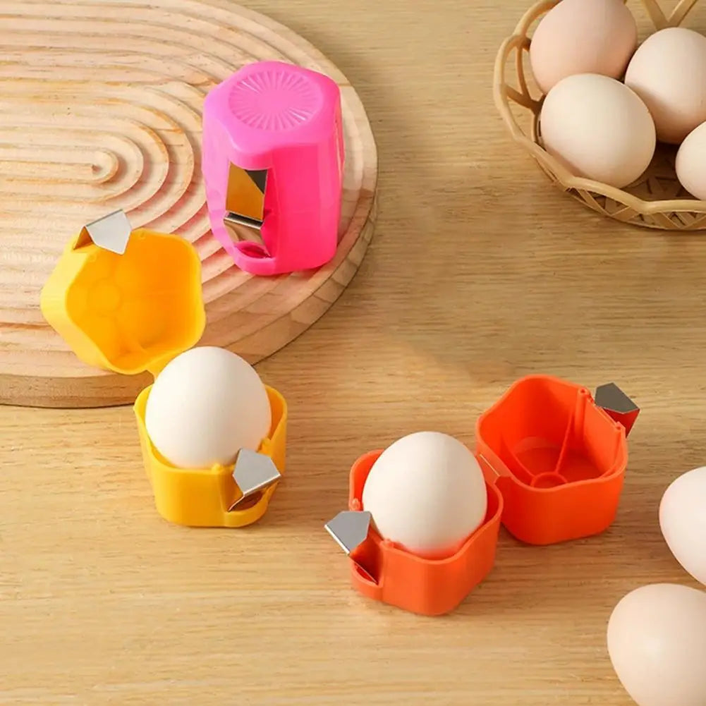 1/3pcs Stainless Steel Eggshell Separator - Quick Peel & Yolk Splitter, Durable Kitchen Baking Essential Tools