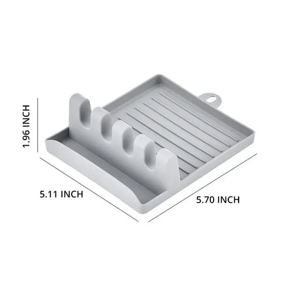1PC Multi-Functional Kitchen Utensil Holder Pot Lid Rack Spoon Shelf Chopsticks Holder Countertop Spatula Organizer Soup Spoon P