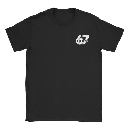 Vintage Six Seven 6 7 Meme T-Shirts for Men Women Crew Neck Cotton T Shirt Short Sleeve Tees Printed Merch