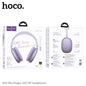 HOCO W65 Plus ANC Noise Reduction Bluetooth Headphones Over The Ear Wireless Big Earphone Hifi Sounds Sport Headsets With Button