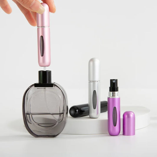 5ml Perfume Refill Bottle Portable Mini Refillable Spray Jar Scent Pump Empty Cosmetic Containers Atomizer for Travel Tool Hot