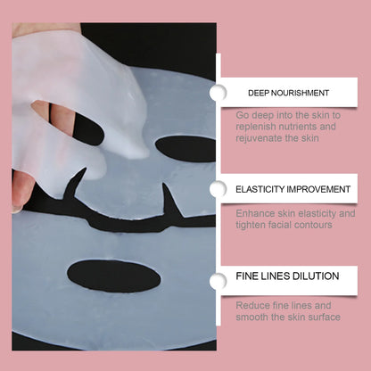 Bio Collagen Face Mask3/ 5/10pcs, Deep Hydrating, Pore Minimizing, Moisturizing Overnight Mask for All Skin Types ﻿