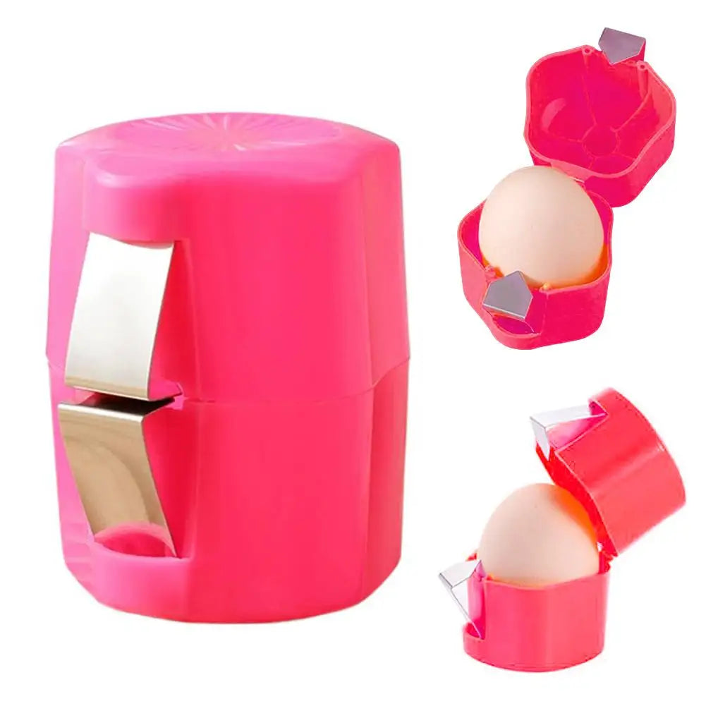 1/3pcs Stainless Steel Eggshell Separator - Quick Peel & Yolk Splitter, Durable Kitchen Baking Essential Tools