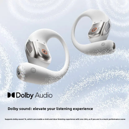 Shokz OpenFit 2+ T921 Open Hanging Ear Headsets Dolby Audio Wireless Bluetooth Earphones,DualBoost Technology AI Noise Reduction