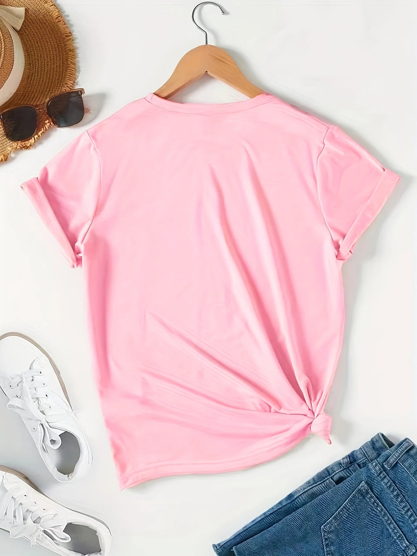 Women'S T-Shirts Vintage Funny Print Summer Fit Casual Crew Neck Tops Retro Style Novelty Humor  Humorous Sarcastic Meme