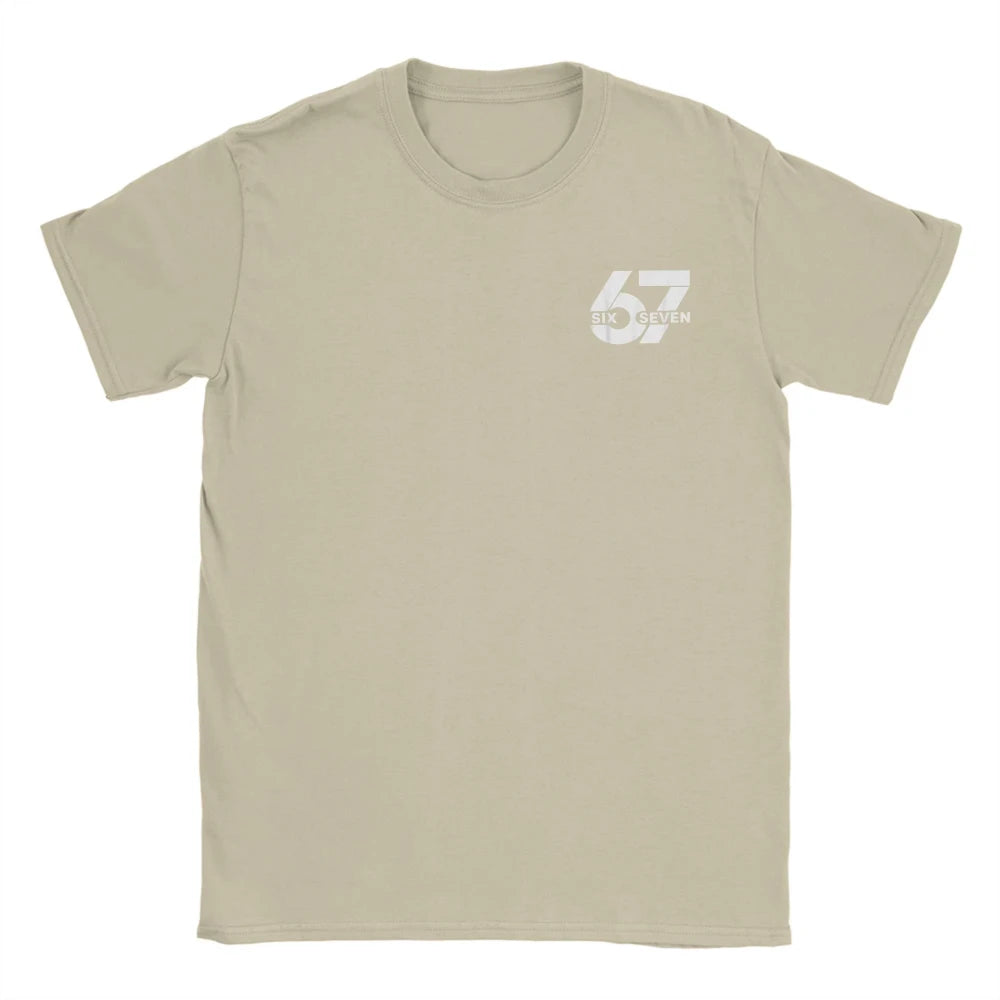 Vintage Six Seven 6 7 Meme T-Shirts for Men Women Crew Neck Cotton T Shirt Short Sleeve Tees Printed Merch