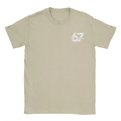 Vintage Six Seven 6 7 Meme T-Shirts for Men Women Crew Neck Cotton T Shirt Short Sleeve Tees Printed Merch